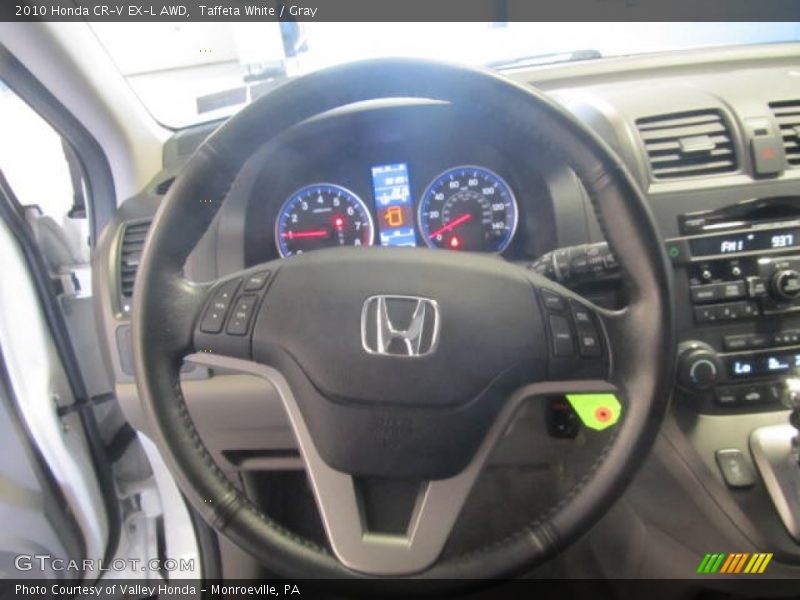 Taffeta White / Gray 2010 Honda CR-V EX-L AWD