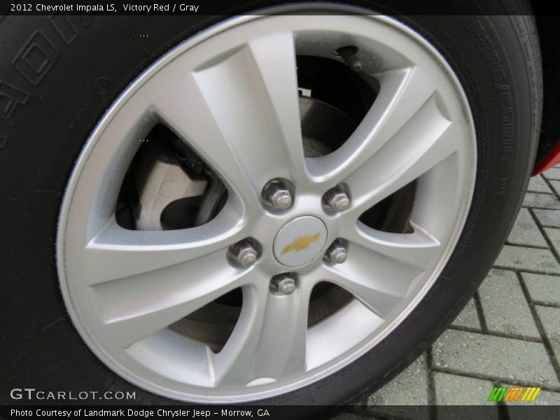 Victory Red / Gray 2012 Chevrolet Impala LS