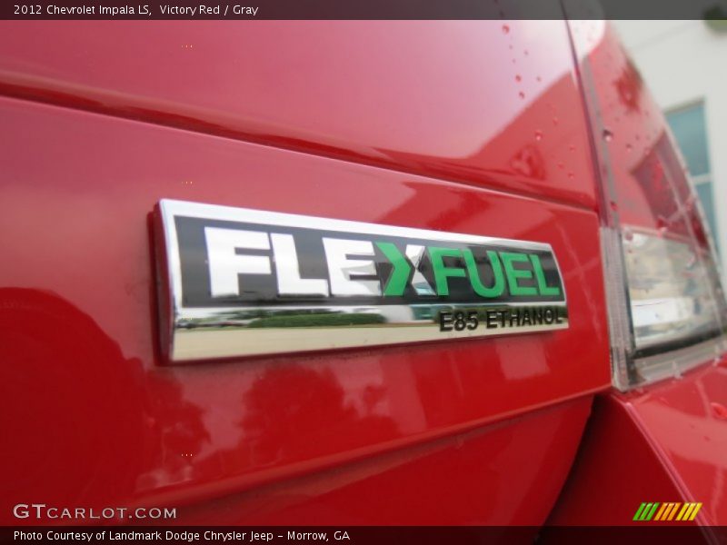 Victory Red / Gray 2012 Chevrolet Impala LS