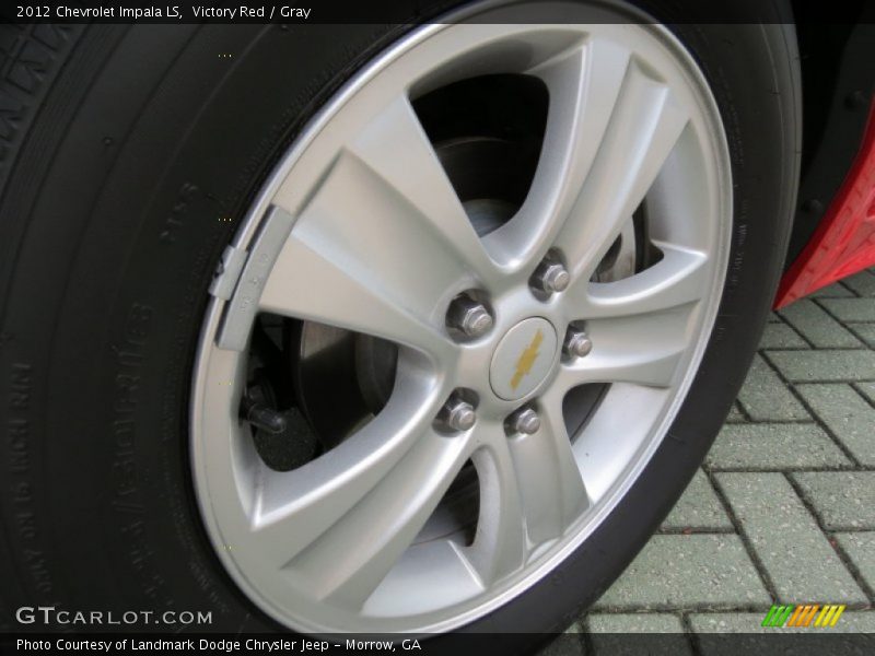 Victory Red / Gray 2012 Chevrolet Impala LS