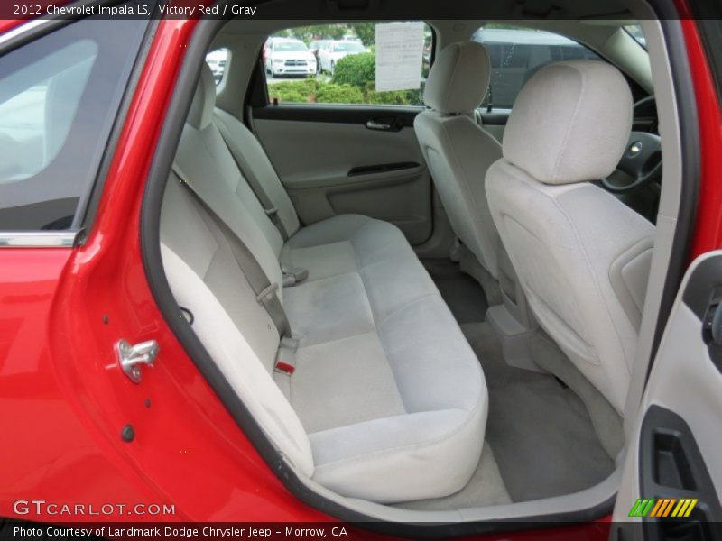 Victory Red / Gray 2012 Chevrolet Impala LS