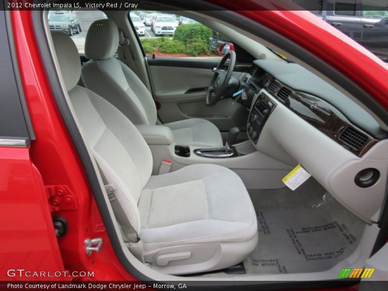 Victory Red / Gray 2012 Chevrolet Impala LS