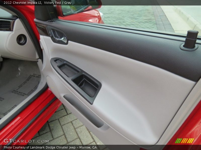 Victory Red / Gray 2012 Chevrolet Impala LS