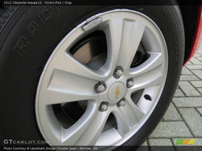 Victory Red / Gray 2012 Chevrolet Impala LS