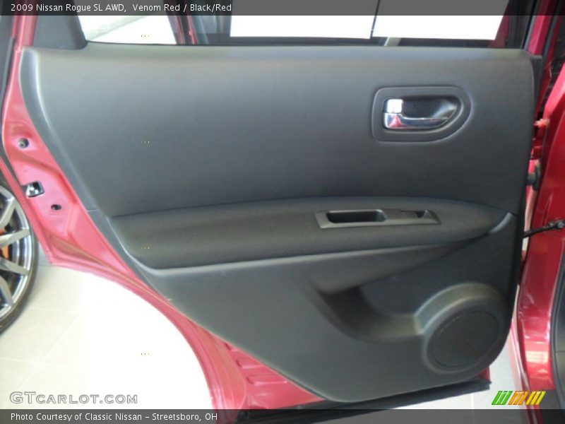 Venom Red / Black/Red 2009 Nissan Rogue SL AWD