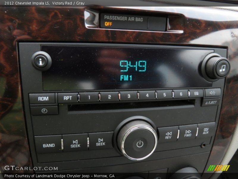 Victory Red / Gray 2012 Chevrolet Impala LS