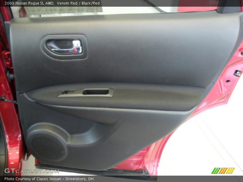 Venom Red / Black/Red 2009 Nissan Rogue SL AWD