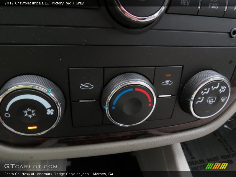 Victory Red / Gray 2012 Chevrolet Impala LS