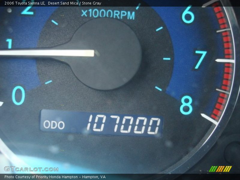 Desert Sand Mica / Stone Gray 2006 Toyota Sienna LE