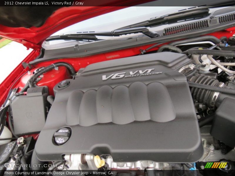 Victory Red / Gray 2012 Chevrolet Impala LS