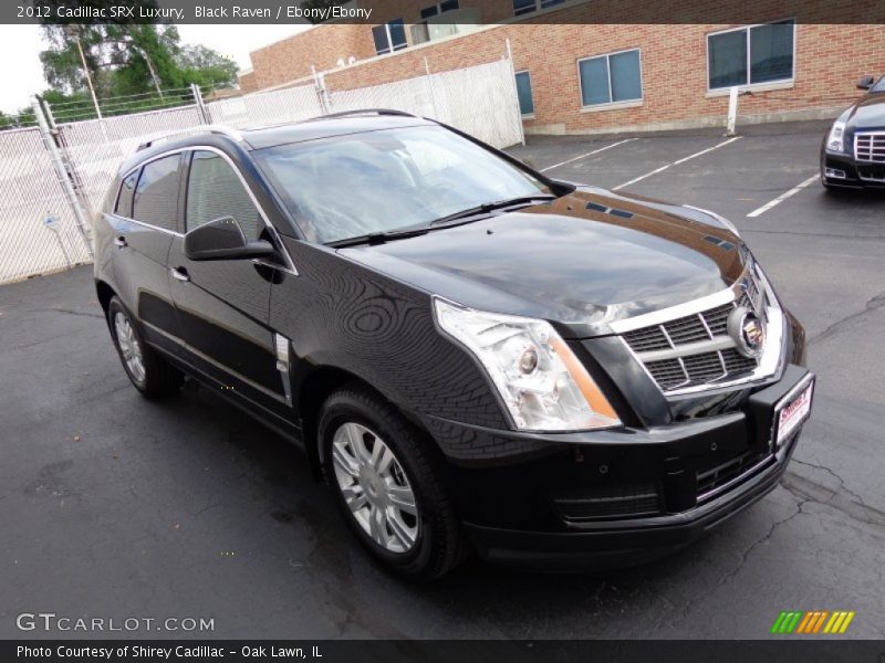 Black Raven / Ebony/Ebony 2012 Cadillac SRX Luxury