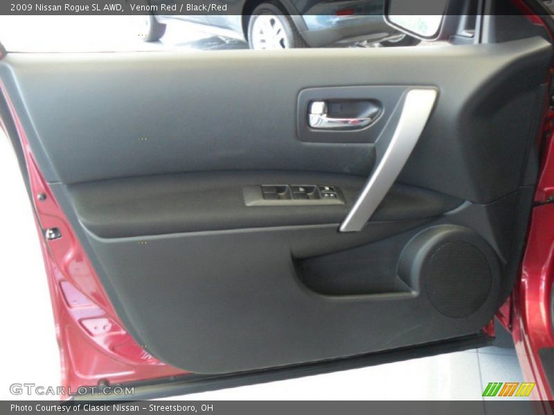 Venom Red / Black/Red 2009 Nissan Rogue SL AWD