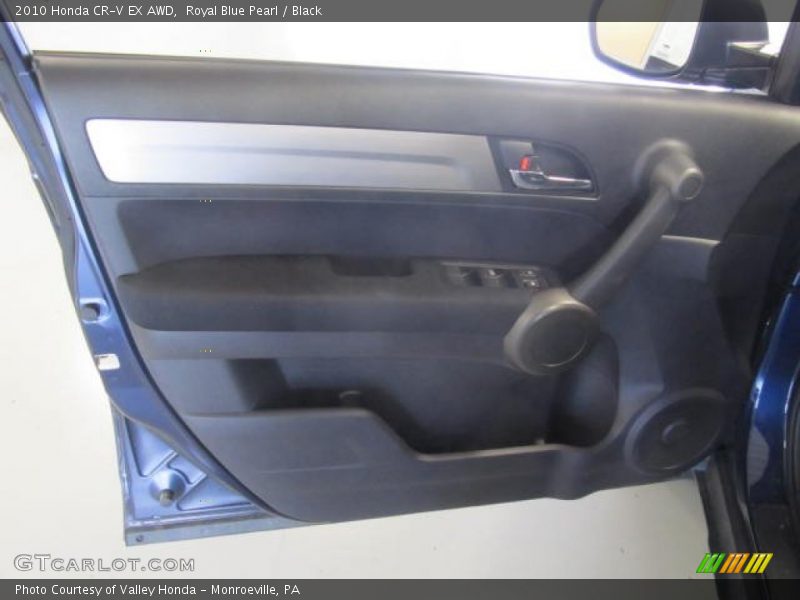 Royal Blue Pearl / Black 2010 Honda CR-V EX AWD