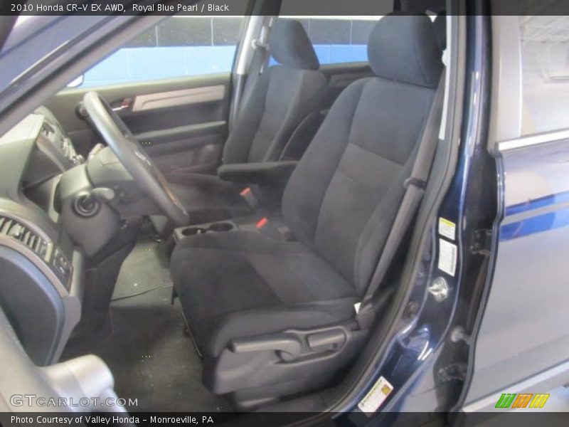 Royal Blue Pearl / Black 2010 Honda CR-V EX AWD