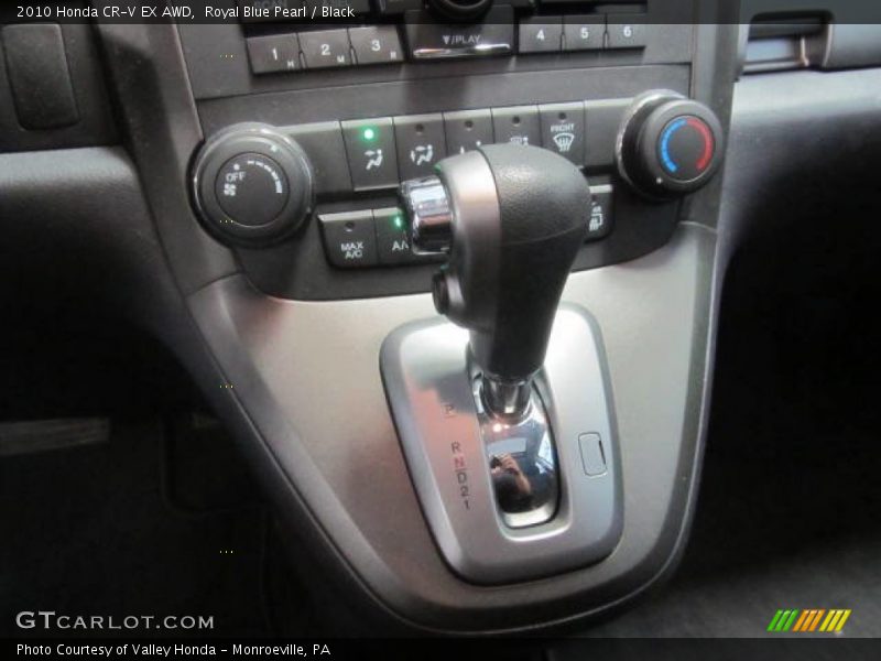 Royal Blue Pearl / Black 2010 Honda CR-V EX AWD