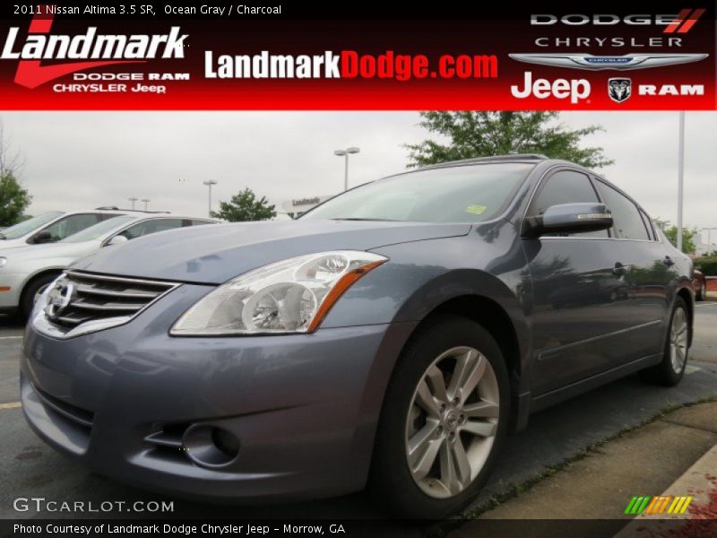 Ocean Gray / Charcoal 2011 Nissan Altima 3.5 SR