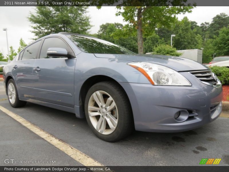 Ocean Gray / Charcoal 2011 Nissan Altima 3.5 SR