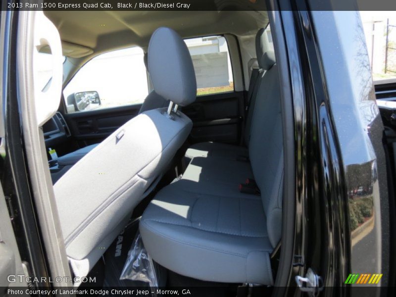 Black / Black/Diesel Gray 2013 Ram 1500 Express Quad Cab
