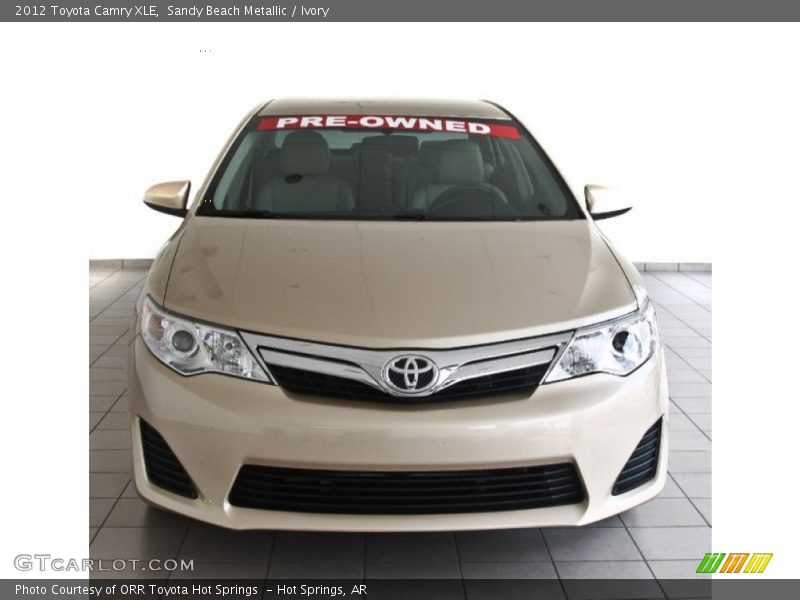 Sandy Beach Metallic / Ivory 2012 Toyota Camry XLE