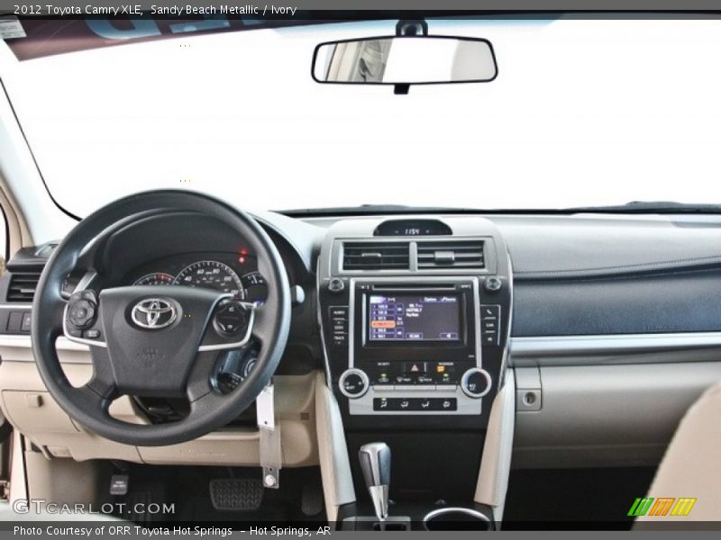Sandy Beach Metallic / Ivory 2012 Toyota Camry XLE