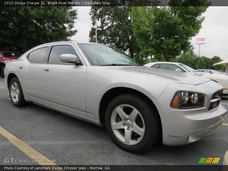 Bright Silver Metallic / Dark Slate Gray 2010 Dodge Charger SE