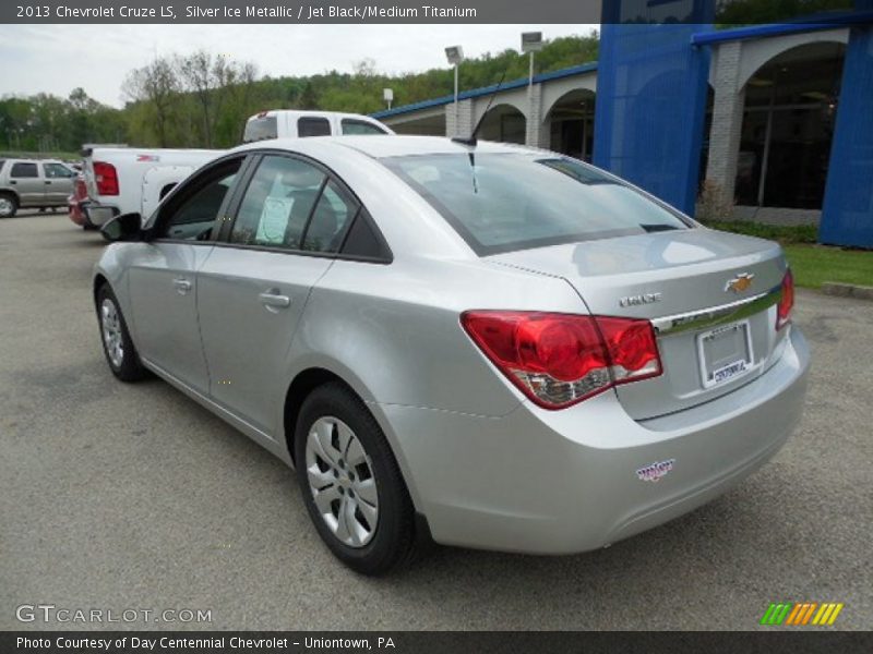 Silver Ice Metallic / Jet Black/Medium Titanium 2013 Chevrolet Cruze LS