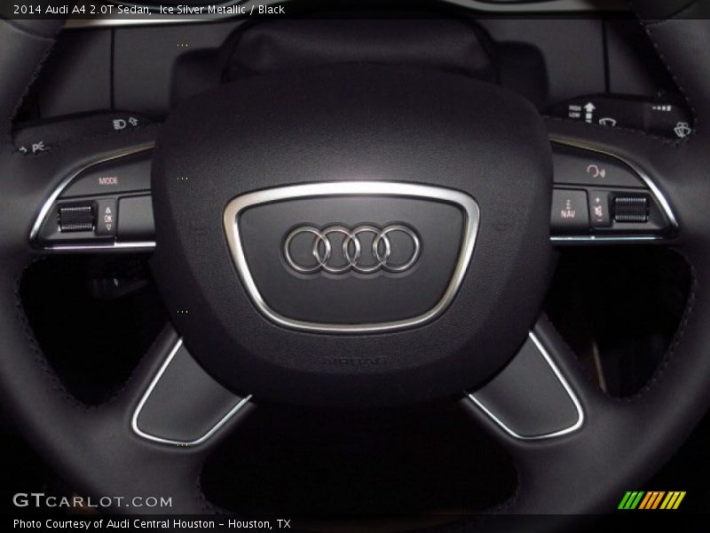 Ice Silver Metallic / Black 2014 Audi A4 2.0T Sedan