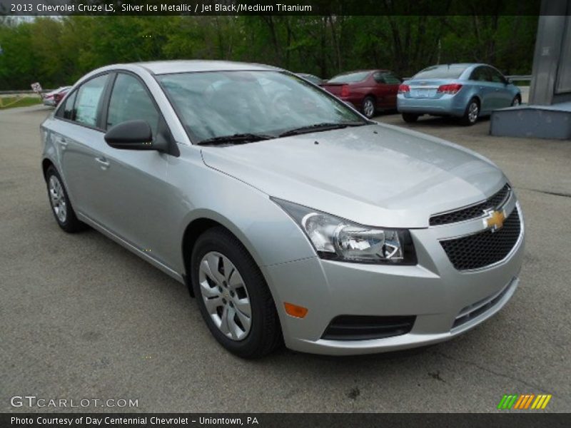Silver Ice Metallic / Jet Black/Medium Titanium 2013 Chevrolet Cruze LS