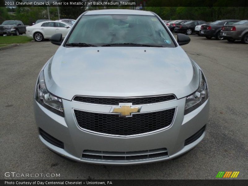 Silver Ice Metallic / Jet Black/Medium Titanium 2013 Chevrolet Cruze LS