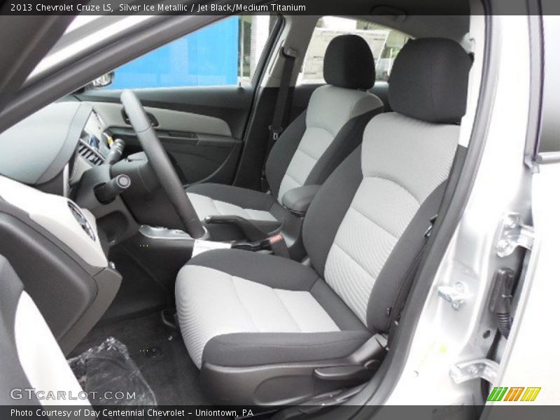 Silver Ice Metallic / Jet Black/Medium Titanium 2013 Chevrolet Cruze LS