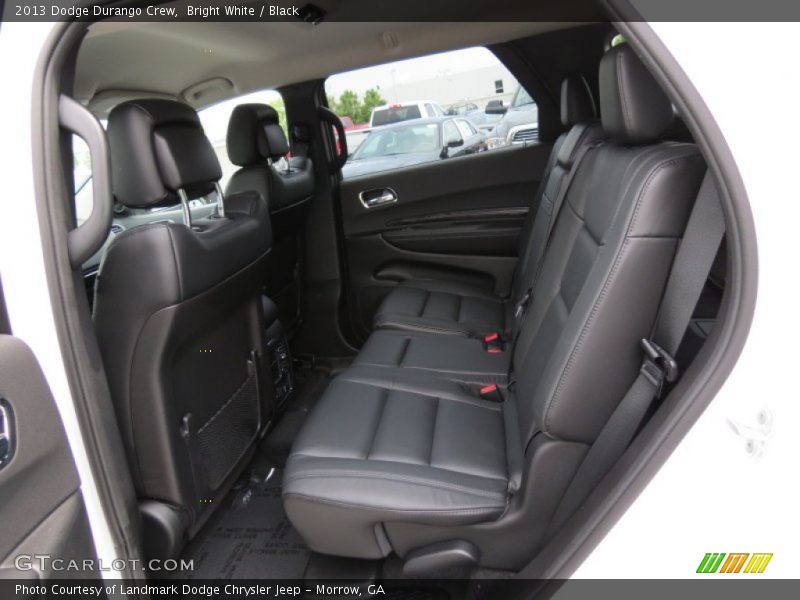 Bright White / Black 2013 Dodge Durango Crew