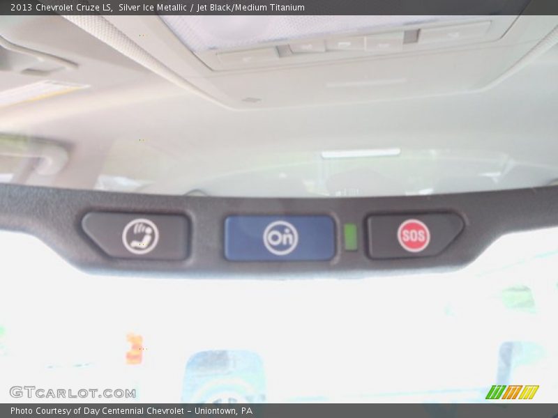 Silver Ice Metallic / Jet Black/Medium Titanium 2013 Chevrolet Cruze LS
