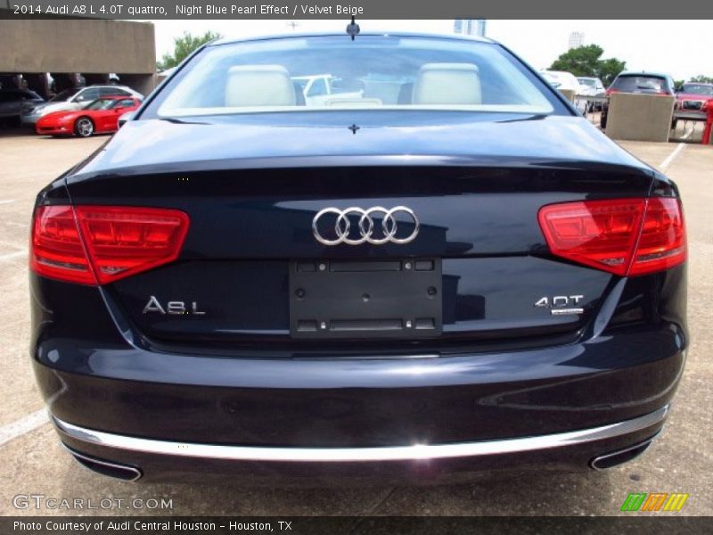 Night Blue Pearl Effect / Velvet Beige 2014 Audi A8 L 4.0T quattro