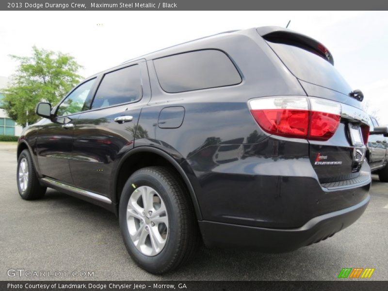 Maximum Steel Metallic / Black 2013 Dodge Durango Crew