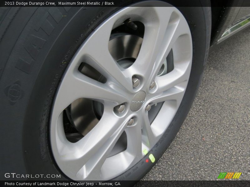 Maximum Steel Metallic / Black 2013 Dodge Durango Crew