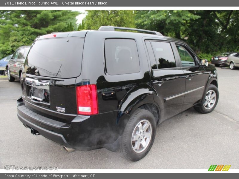 Crystal Black Pearl / Black 2011 Honda Pilot Touring 4WD