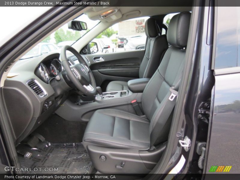 Maximum Steel Metallic / Black 2013 Dodge Durango Crew