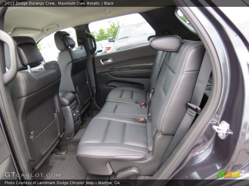 Maximum Steel Metallic / Black 2013 Dodge Durango Crew