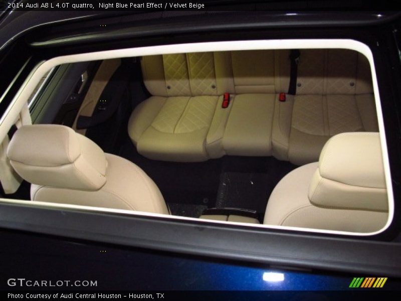 Night Blue Pearl Effect / Velvet Beige 2014 Audi A8 L 4.0T quattro