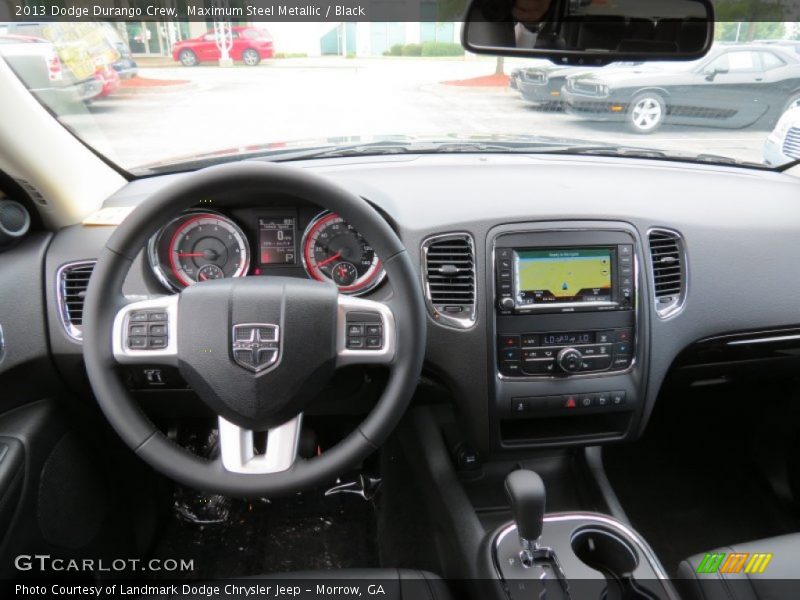 Maximum Steel Metallic / Black 2013 Dodge Durango Crew