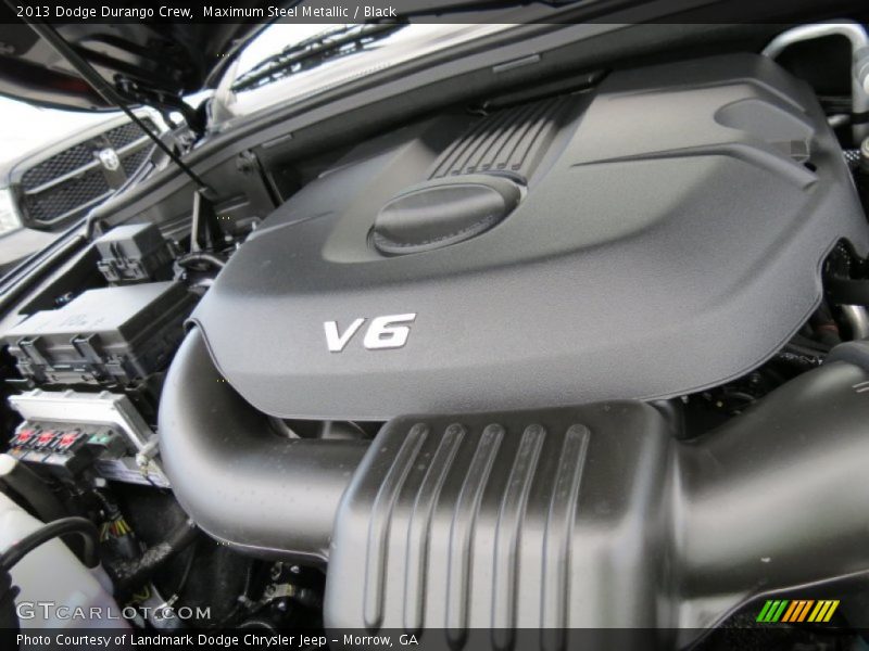 Maximum Steel Metallic / Black 2013 Dodge Durango Crew