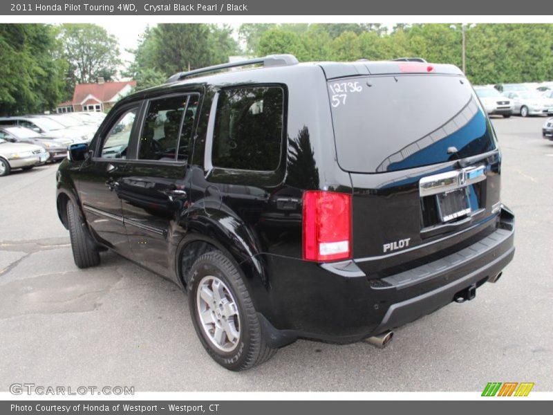 Crystal Black Pearl / Black 2011 Honda Pilot Touring 4WD