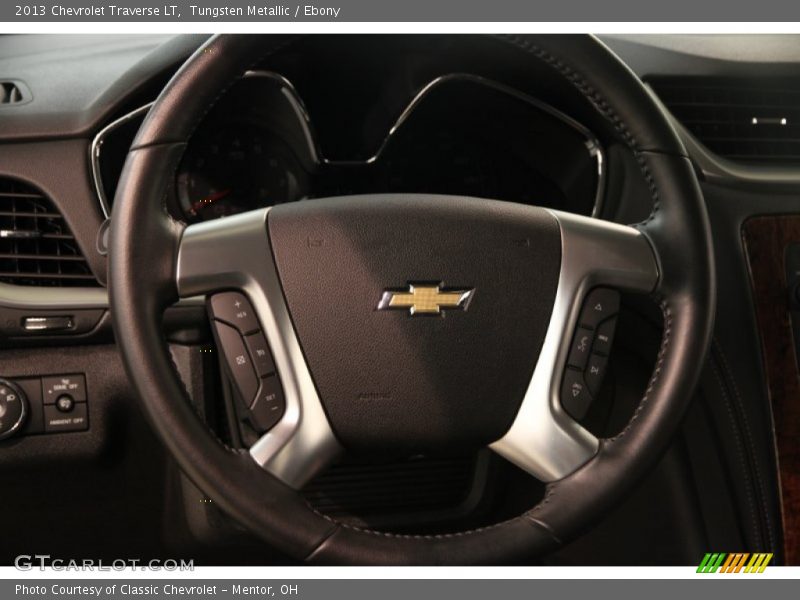 Tungsten Metallic / Ebony 2013 Chevrolet Traverse LT