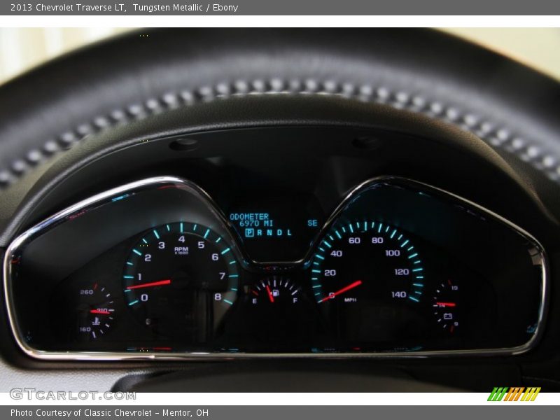 Tungsten Metallic / Ebony 2013 Chevrolet Traverse LT