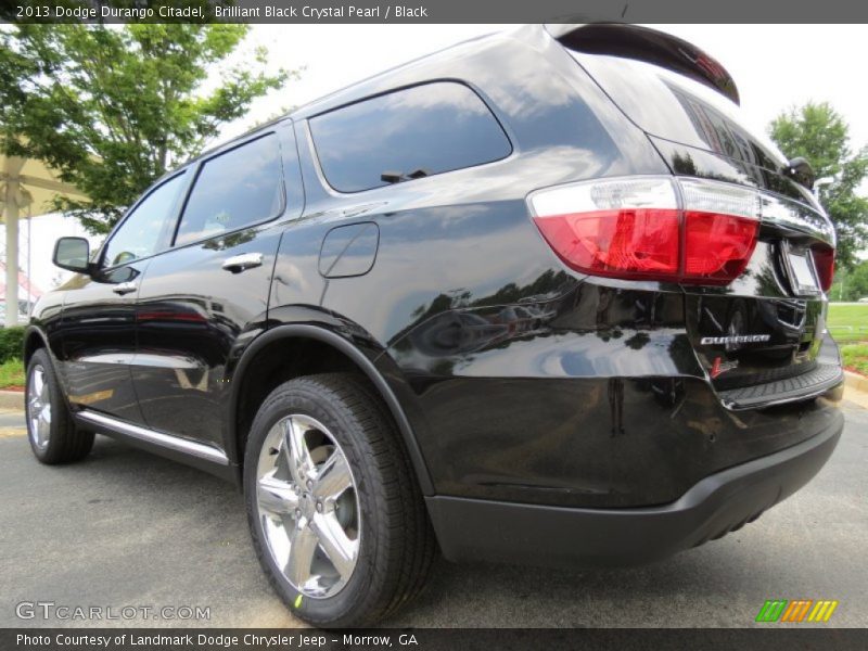 Brilliant Black Crystal Pearl / Black 2013 Dodge Durango Citadel