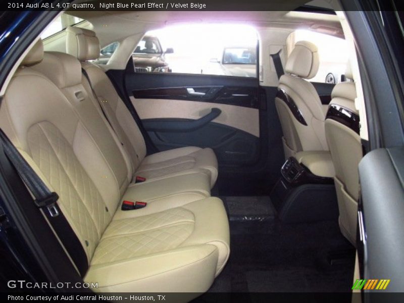 Night Blue Pearl Effect / Velvet Beige 2014 Audi A8 L 4.0T quattro