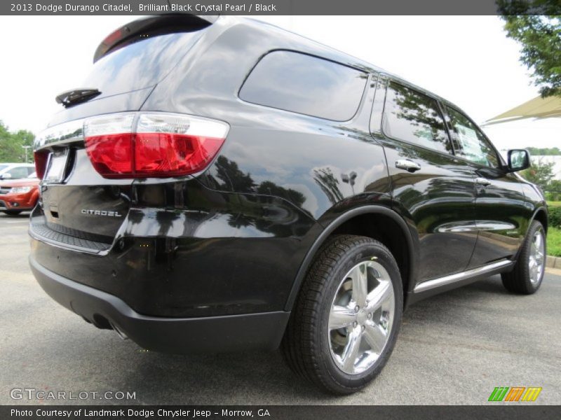 Brilliant Black Crystal Pearl / Black 2013 Dodge Durango Citadel