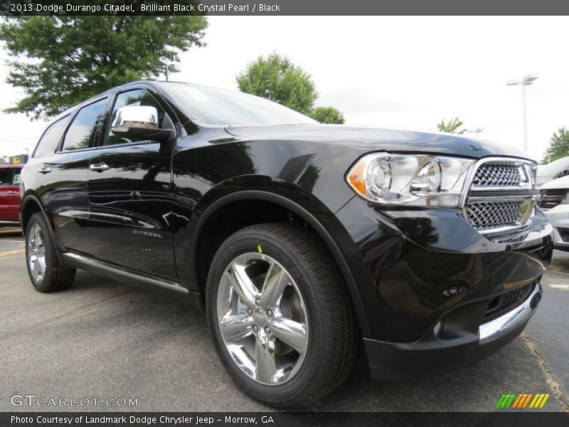 Brilliant Black Crystal Pearl / Black 2013 Dodge Durango Citadel