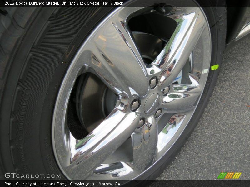 Brilliant Black Crystal Pearl / Black 2013 Dodge Durango Citadel