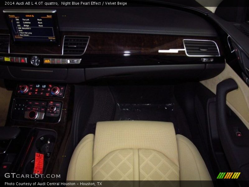 Night Blue Pearl Effect / Velvet Beige 2014 Audi A8 L 4.0T quattro